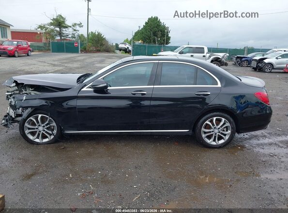 55SWF4KB3GU148667 2016 MERCEDES-BENZ C-CLASS Black Widok wnętrza 360 stopni
