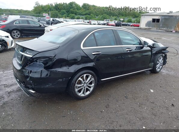 55SWF4KB3GU148667 2016 MERCEDES-BENZ C-CLASS Black Tył prawy
