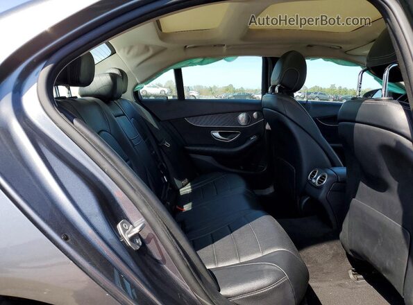 55SWF4KB3HU194940 2017 MERCEDES-BENZ C Gray 