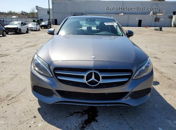 55SWF4KB3HU194940 2017 MERCEDES-BENZ C Gray 