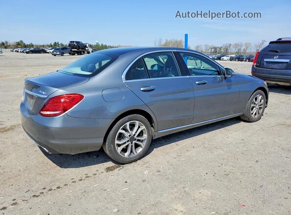 55SWF4KB3HU194940 2017 MERCEDES-BENZ C Gray 