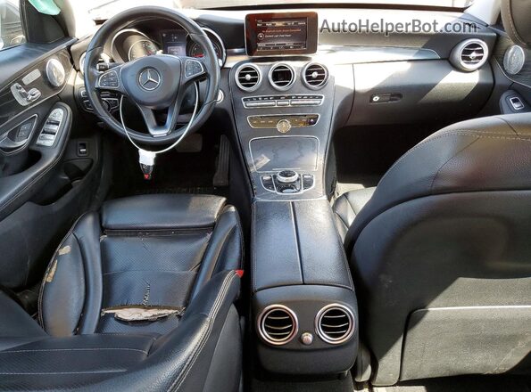 55SWF4KB3HU194940 2017 MERCEDES-BENZ C Gray 