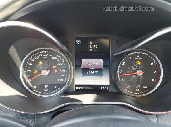 55SWF4KB3HU194940 2017 MERCEDES-BENZ C Gray 