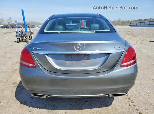 55SWF4KB3HU194940 2017 MERCEDES-BENZ C Gray 