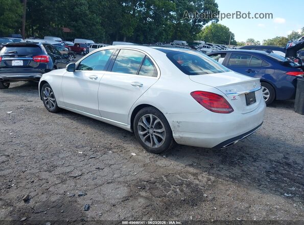 55SWF4KB3HU195828 2017 MERCEDES-BENZ C-CLASS White Հետևի ձախ