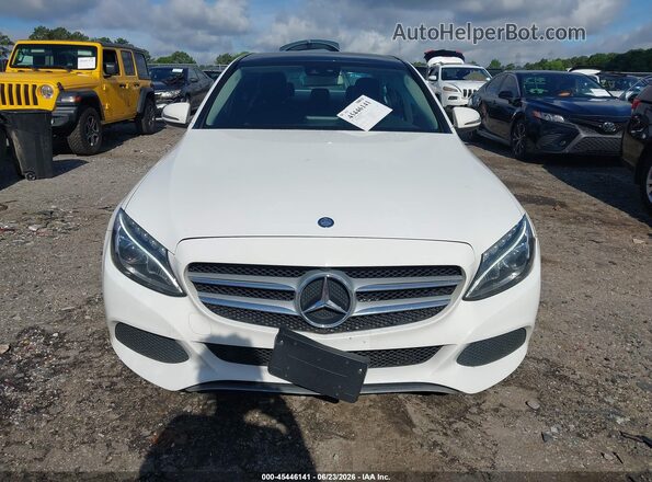 55SWF4KB3HU195828 2017 MERCEDES-BENZ C-CLASS White Սարքավորումների վահանակի տեսք
