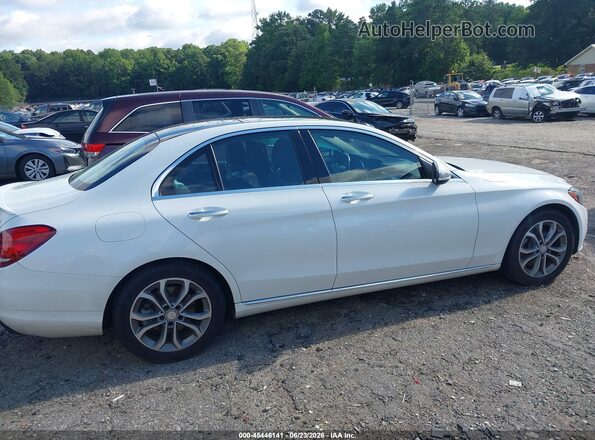 55SWF4KB3HU195828 2017 MERCEDES-BENZ C-CLASS White Սալոնի հետևի տեսք