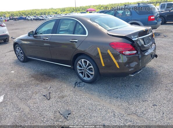55SWF4KB3JU235976 2018 MERCEDES-BENZ C-CLASS Brown 