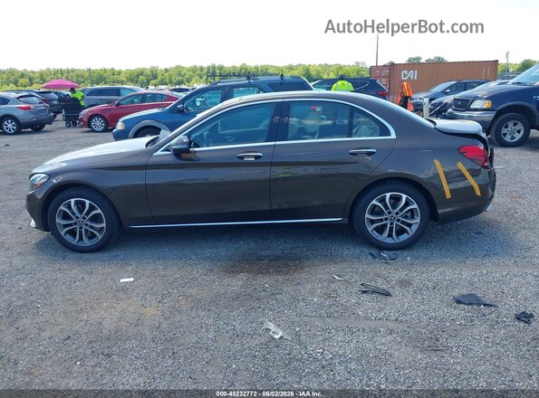 55SWF4KB3JU235976 2018 MERCEDES-BENZ C-CLASS Brown 