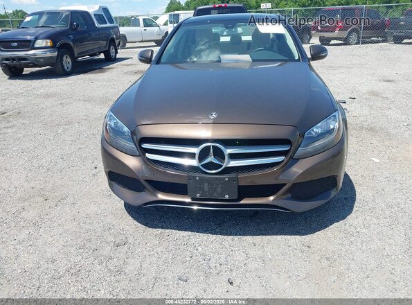 55SWF4KB3JU235976 2018 MERCEDES-BENZ C-CLASS Brown 