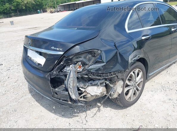 55SWF4KB3JU252695 2018 MERCEDES-BENZ C-CLASS Black Դիմացի տեսք