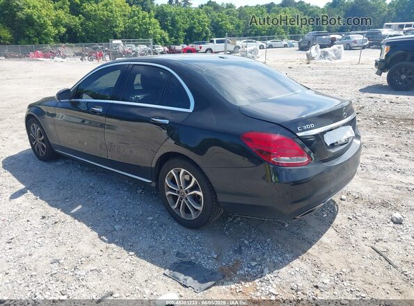 55SWF4KB3JU252695 2018 MERCEDES-BENZ C-CLASS Black Հետևի ձախ
