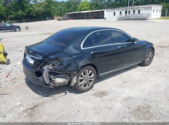 55SWF4KB3JU252695 2018 MERCEDES-BENZ C-CLASS Black Հետևի աջ