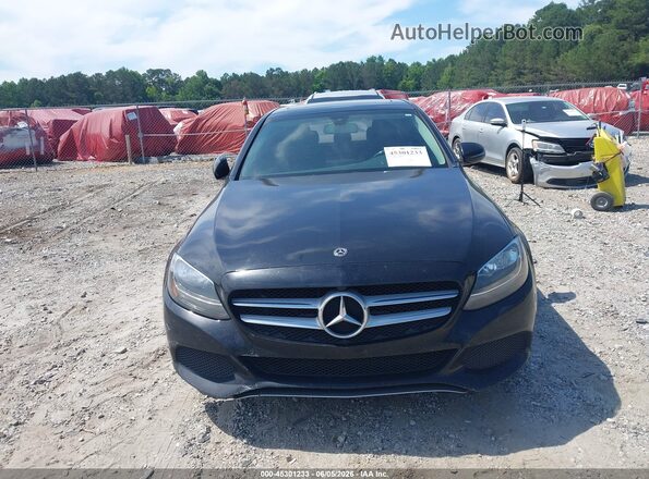 55SWF4KB3JU252695 2018 MERCEDES-BENZ C-CLASS Black Սարքավորումների վահանակի տեսք