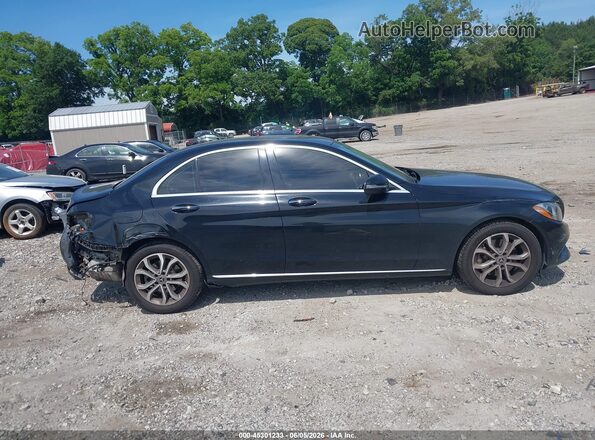 55SWF4KB3JU252695 2018 MERCEDES-BENZ C-CLASS Black Սալոնի հետևի տեսք