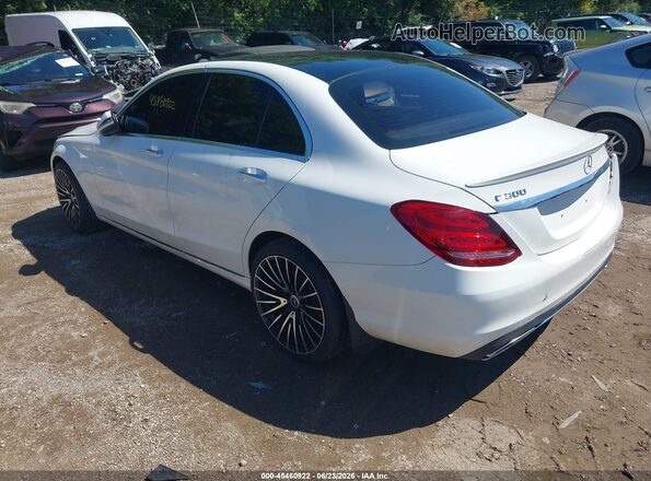 55SWF4KB4GU107819 2016 MERCEDES-BENZ C-CLASS White Задня ліва чверть