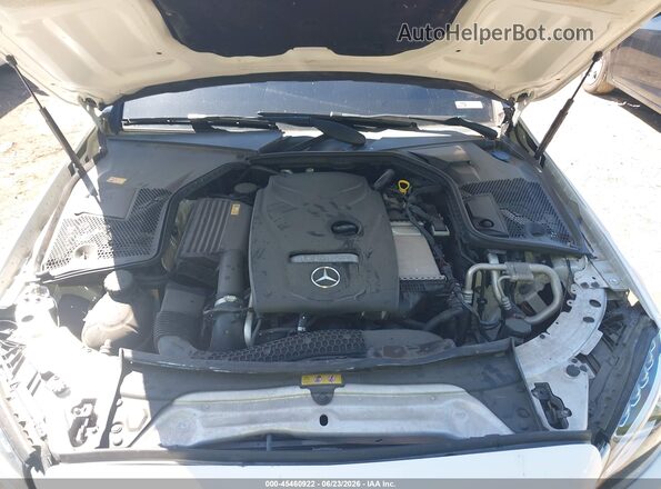 55SWF4KB4GU107819 2016 MERCEDES-BENZ C-CLASS White Вид ззаду