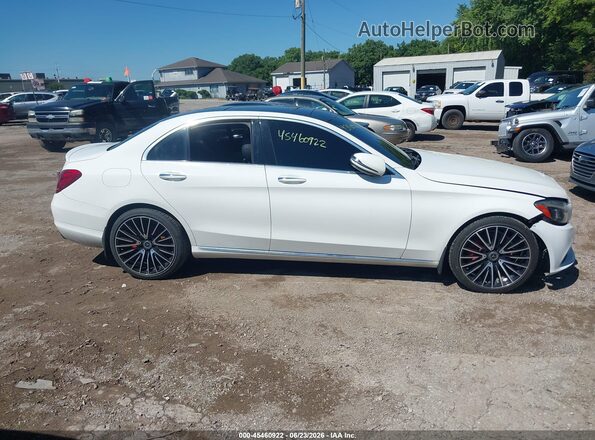 55SWF4KB4GU107819 2016 MERCEDES-BENZ C-CLASS White Вид задньої частини салону