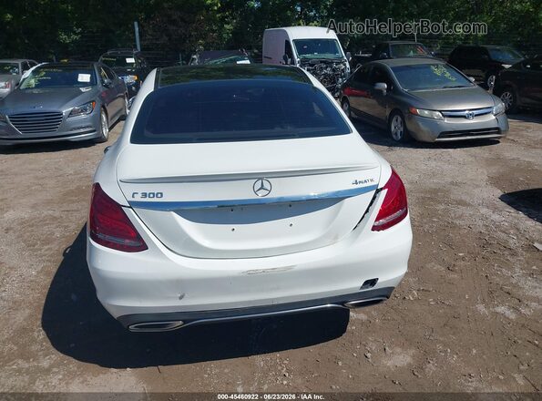 55SWF4KB4GU107819 2016 MERCEDES-BENZ C-CLASS White 