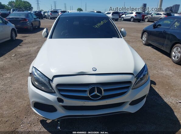 55SWF4KB4GU107819 2016 MERCEDES-BENZ C-CLASS White Вид щитка приладів