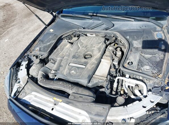 55SWF4KB4GU108484 2016 MERCEDES-BENZ C-CLASS Синий Вид сзади