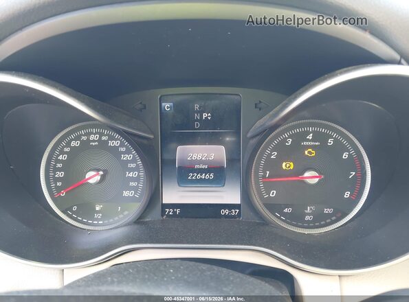 55SWF4KB4GU108484 2016 MERCEDES-BENZ C-CLASS Синий Вид задних сидений