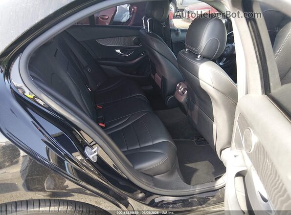 55SWF4KB4GU173531 2016 MERCEDES-BENZ C-CLASS Black Vista de la etiqueta del VIN