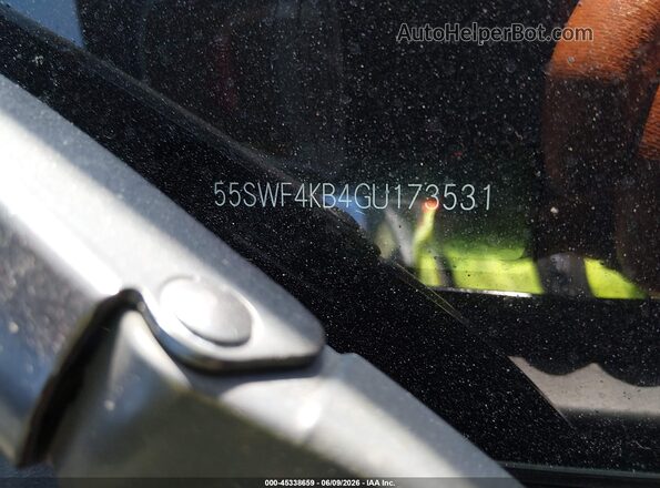 55SWF4KB4GU173531 2016 MERCEDES-BENZ C-CLASS Black Vista del compartimento del motor