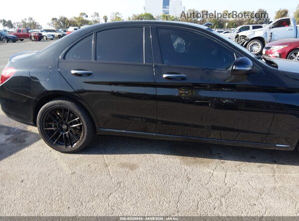 55SWF4KB4GU173531 2016 MERCEDES-BENZ C-CLASS Black Vista interior trasera