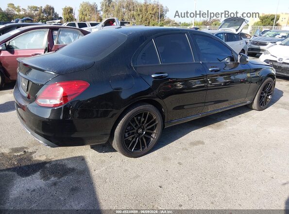 55SWF4KB4GU173531 2016 MERCEDES-BENZ C-CLASS Black Trasero derecho