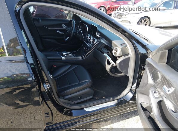 55SWF4KB4GU173531 2016 MERCEDES-BENZ C-CLASS Black Vista interior delantera