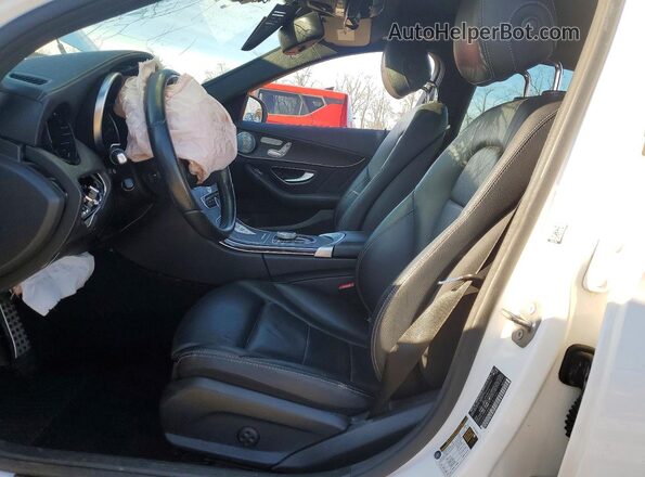 55SWF4KB4HU181744 2017 MERCEDES-BENZ C White Vista interior delantera