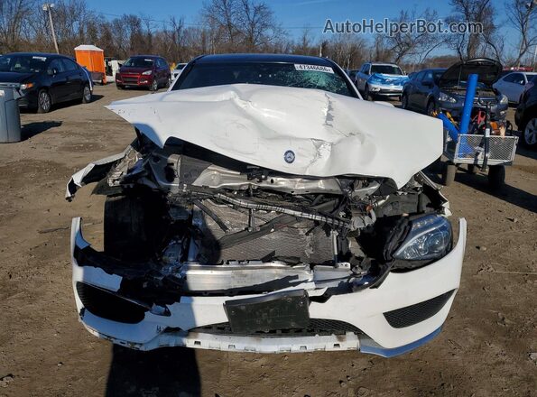 55SWF4KB4HU181744 2017 MERCEDES-BENZ C White Vista frontal