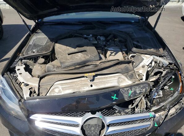 55SWF4KB4HU193120 2017 MERCEDES-BENZ C Черный Вид задней части салона