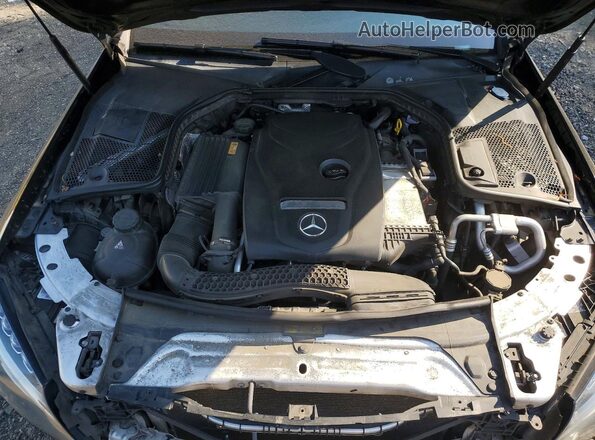 55SWF4KB4HU204021 2017 MERCEDES-BENZ C Black Widok wnętrza z tyłu