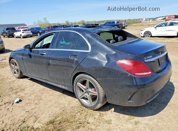 55SWF4KB4JU256092 2018 MERCEDES-BENZ C Black Հետևի ձախ