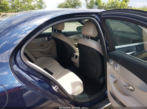 55SWF4KB4JU263611 2018 MERCEDES-BENZ C-CLASS Blue Вид наклейки з VIN-кодом