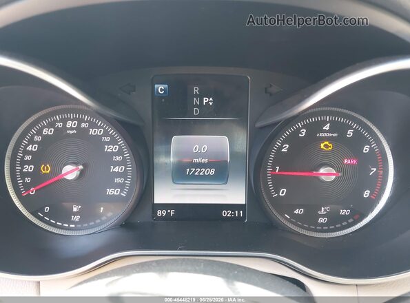 55SWF4KB5GU102354 2016 MERCEDES-BENZ C-CLASS Black უკანა სავარძლების ხედი