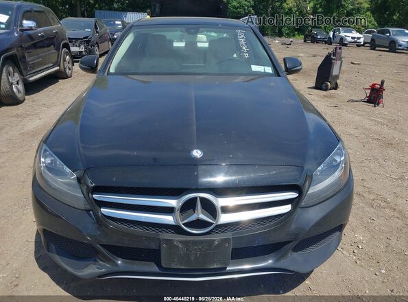 55SWF4KB5GU102354 2016 MERCEDES-BENZ C-CLASS Black ხელსაწყოთა პანელის ხედი