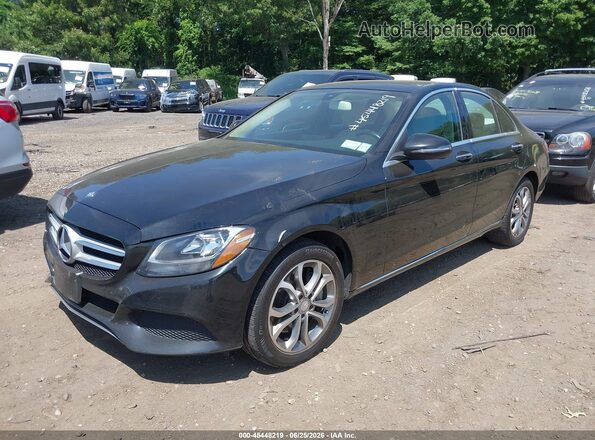 55SWF4KB5GU102354 2016 MERCEDES-BENZ C-CLASS Black წინა ხედი