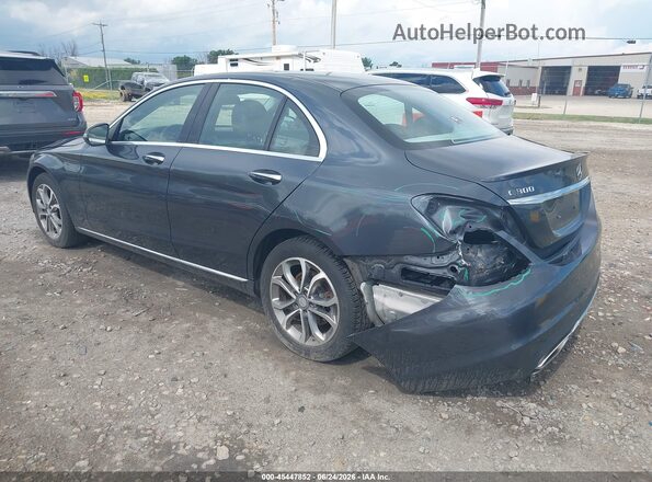 55SWF4KB5GU102855 2016 MERCEDES-BENZ C-CLASS Black Задня ліва чверть