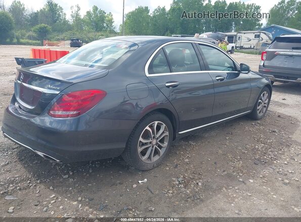 55SWF4KB5GU102855 2016 MERCEDES-BENZ C-CLASS Black Задня права чверть