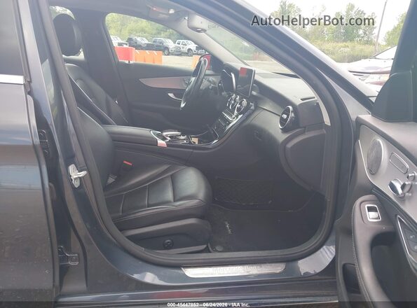 55SWF4KB5GU102855 2016 MERCEDES-BENZ C-CLASS Black Вид салону спереду