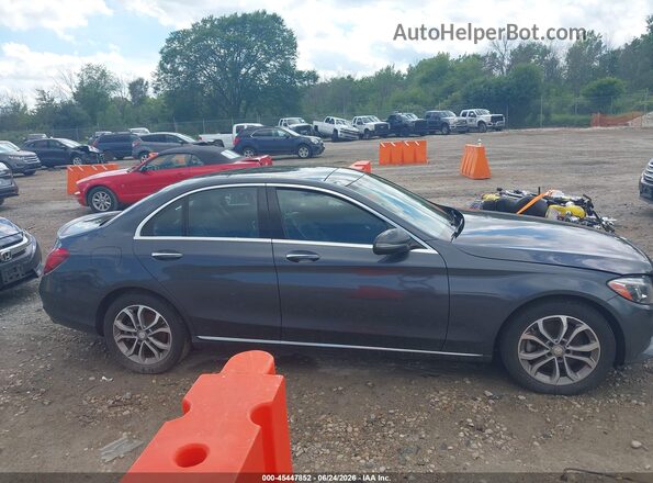 55SWF4KB5GU102855 2016 MERCEDES-BENZ C-CLASS Black Вид задньої частини салону