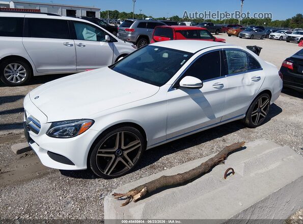 55SWF4KB5GU111815 2016 MERCEDES-BENZ C-CLASS White Front left