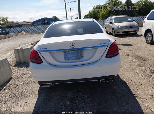 55SWF4KB5GU111815 2016 MERCEDES-BENZ C-CLASS White 