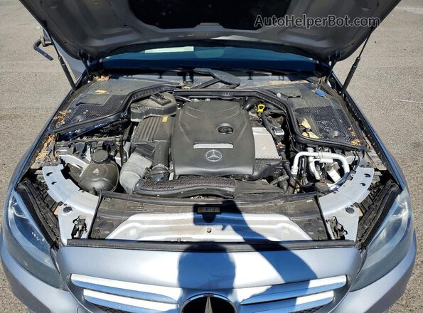 55SWF4KB5GU127268 2016 MERCEDES-BENZ C Silver Вид задньої частини салону