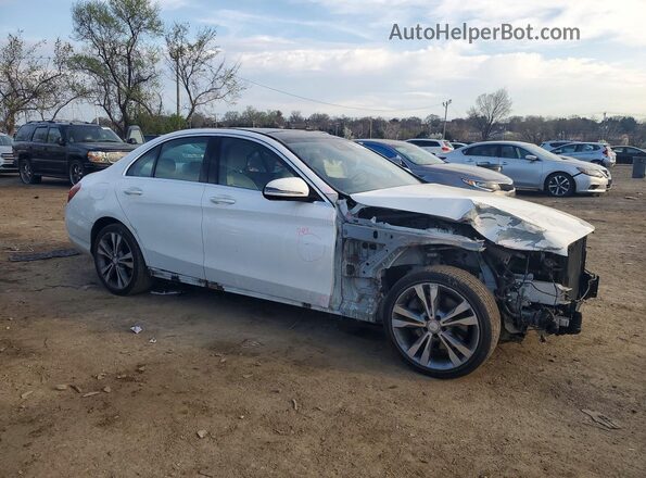 55SWF4KB5HU189433 2017 MERCEDES-BENZ C White წინა მარჯვენა