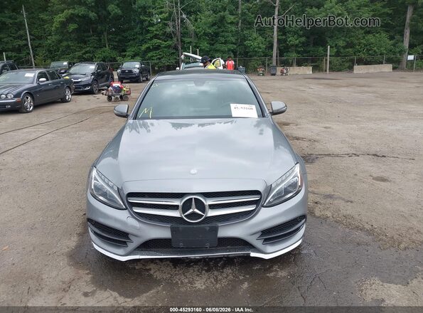 55Swf4kb6gu165723 2016 MERCEDES-BENZ C-CLASS Silver Widok zestawu wskaźników