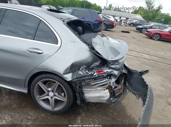 55Swf4kb6gu165723 2016 MERCEDES-BENZ C-CLASS Silver Widok z przodu